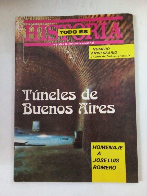 Producto - Todo es historia #251 - Mayo 1988 - Túneles de Buenos Aires