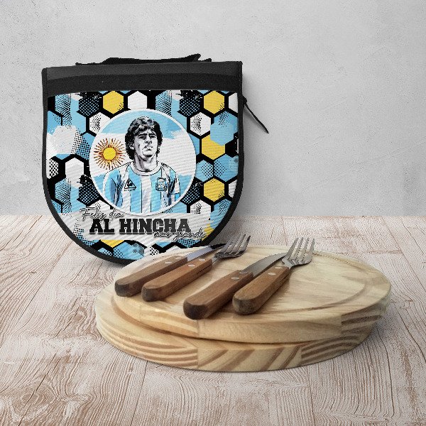 Producto - Set de Asado Funda y Plato  Personalizada n20