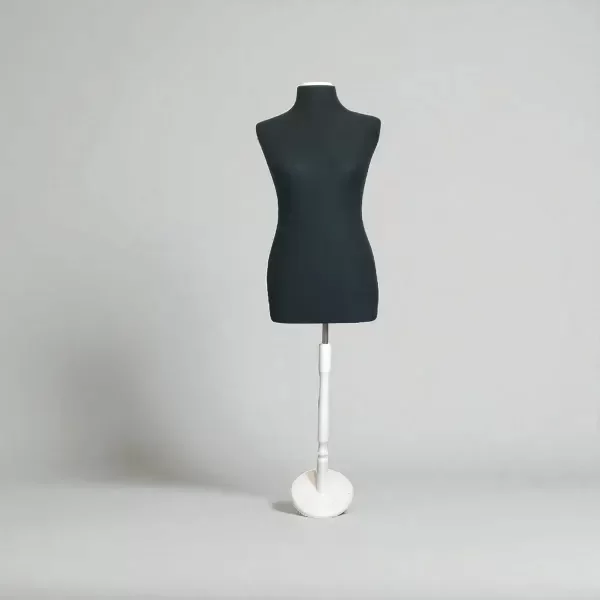 Producto - Maniqui Busto Forrado Talle 52 Al 60 Con Base Madera