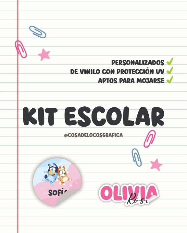 Producto - Rotulos Escolares