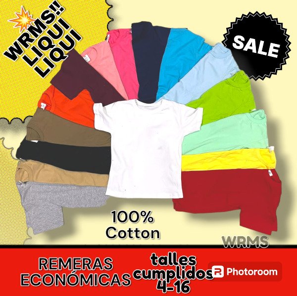 Producto - Linea Escolar!! Remeras economicas