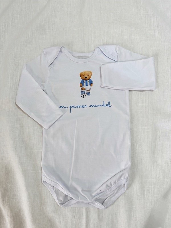 Producto - BODY "OSO" MI PRIMER MUNDIAL T3