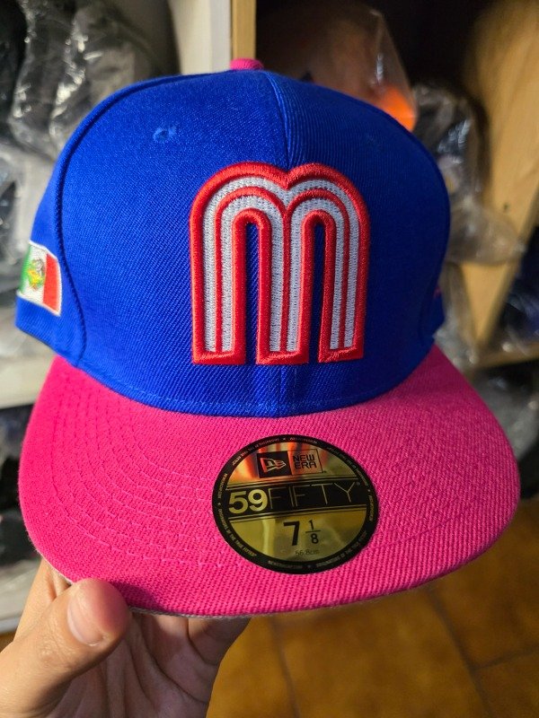 Mexico world baseball new era 59fifty pink — imagen 2