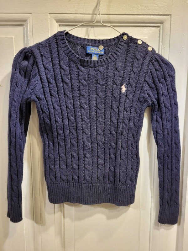 Producto - Sweater POLO RALPH LAUREN azul marino Talle 6 años - PRECIO: 33X