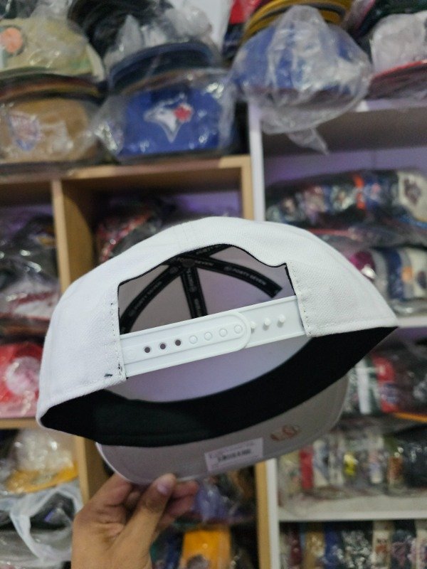 Los angeles dodgers white '47 brand captain snapback collection — imagen 5
