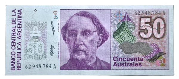 Producto - 50 Australes (Salama - Machinea) Bott.2832 -Aunc