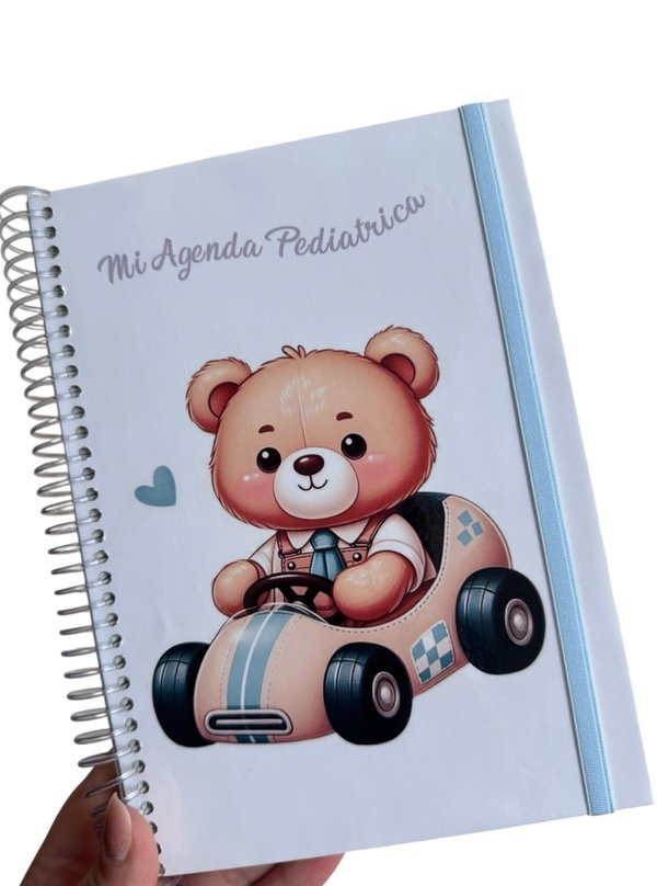 Producto - Agenda pediátrica osito auto