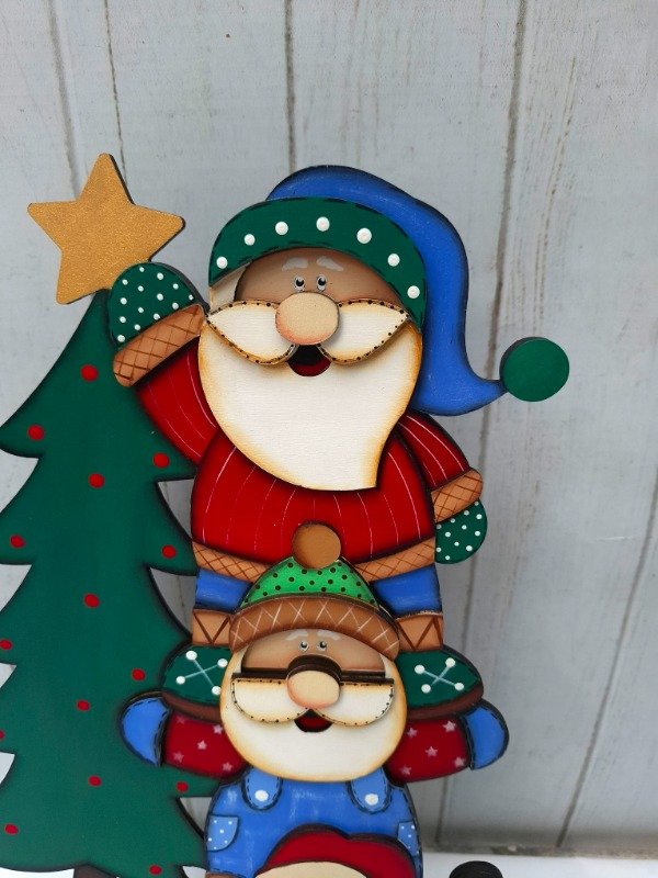 Producto - ADORNO TORRE PAPA NOEL NAVIDAD - 1