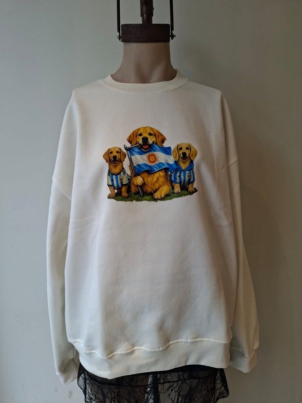 Producto - BUZO ESTAMPADO GOLDEN "FRIZA INVISIBLE PEINADA" (Art.A004)