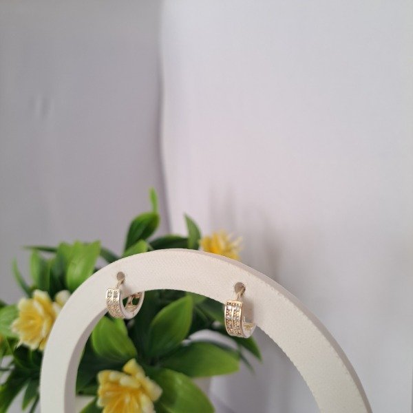 Producto - Aros Cubano con Cubic - Código: 000098 - 1