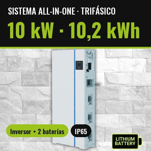 Producto - All-In-One Sistema Híbrido 10kW Trifásico - 0