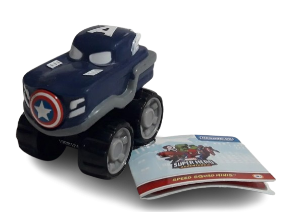 Producto - Capitan America Speed Squad Minis Largo Del Auto 6 Cm