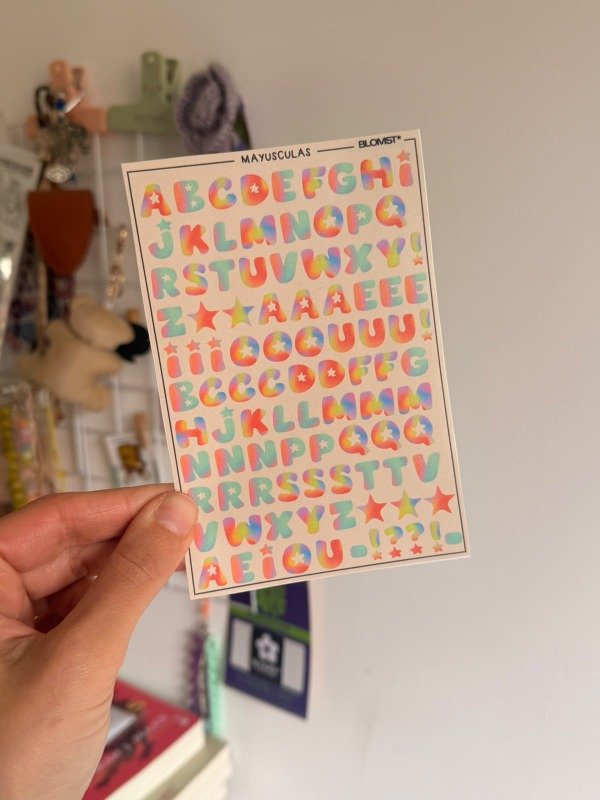 Producto - Planchita letras mayusculas
