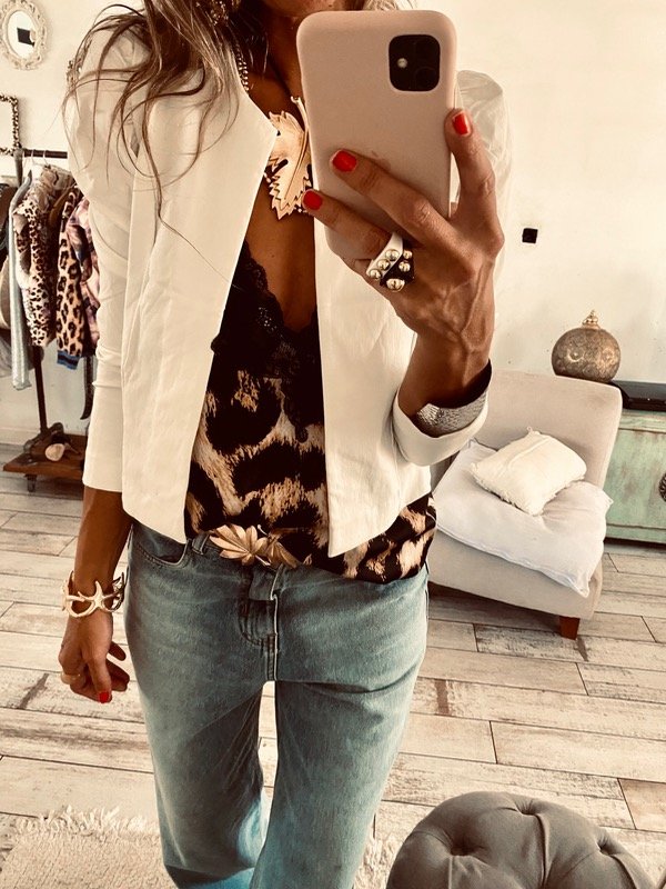 Producto - Campera princesa blanca
