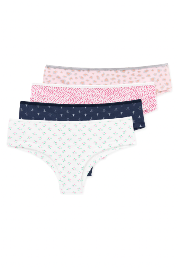 Producto - PACK X4 CULOTTES DE ALGODON ESTAMPADOS Art. 76313 (Talle 4)