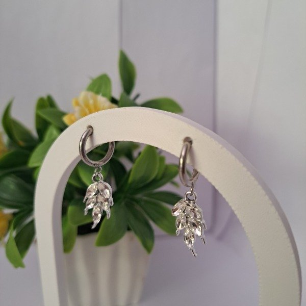 Producto - Aros Cubano Dije Espiga Trigo - Código: 000367 - 0