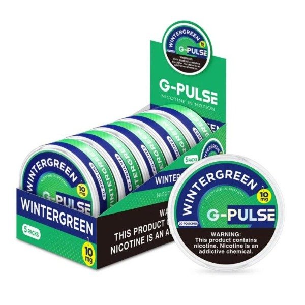 Producto - (NICOTINE POUCHES) GEEK BAR G-PULSE 10MG - WINTERGREEN