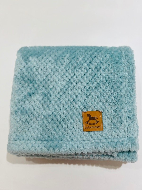 Producto - Manta polar BC textura aqua