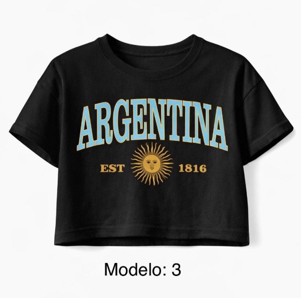 Producto - REMERA PUPERA - SOL DE MAYO - (NEGRA)