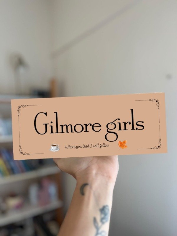 Producto - Gilmore Girls Placa colgante 23x9cm