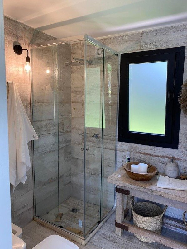 Producto - Box Cabina de ducha sin receptáculo vidrios templados  Medidas 2000 x 700 x 700 - 0