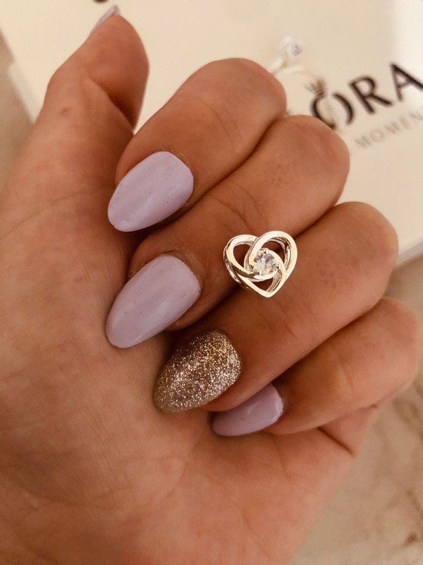 Producto - Dije Love con punto de luz Pandora Acero Blanco