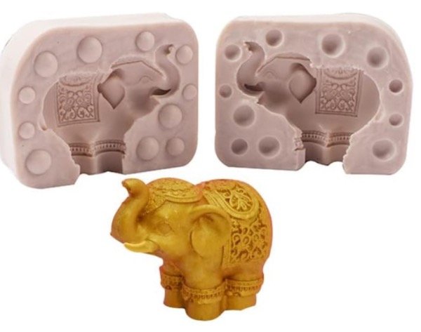 Producto - MOLDE SILICONA ELEFANTE HINDU