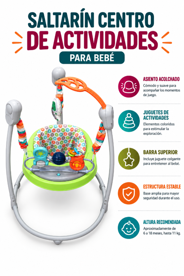Producto - Saltarín centro de actividades para bebé - 2