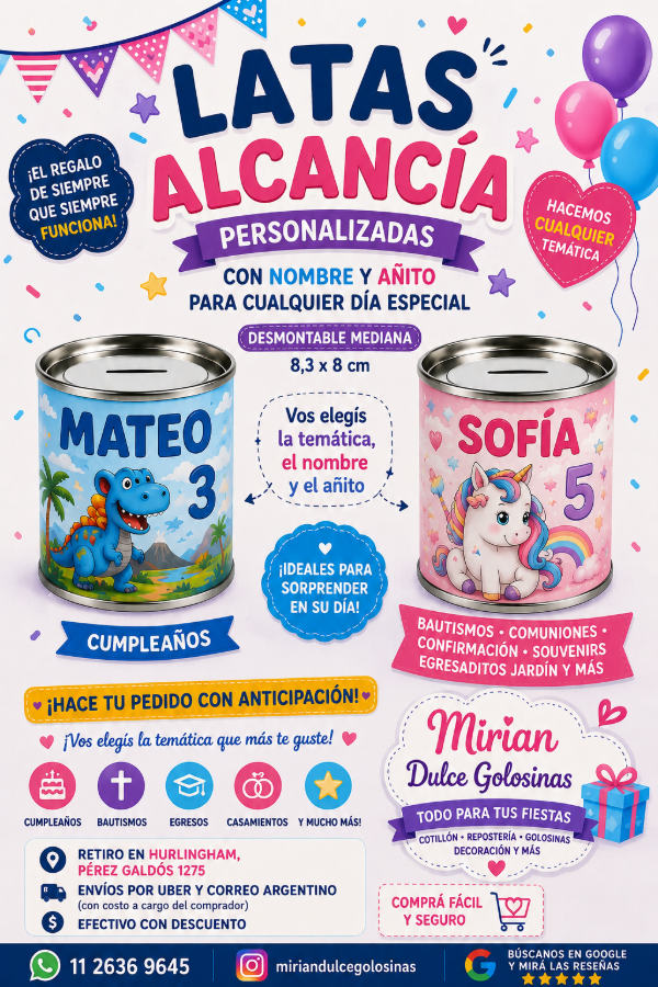 Producto - Alcancía personalizada