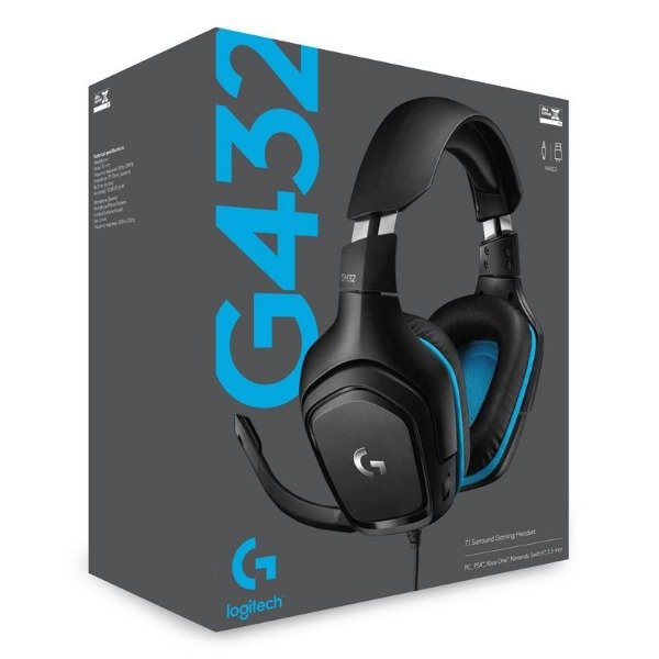 logitech g432 black