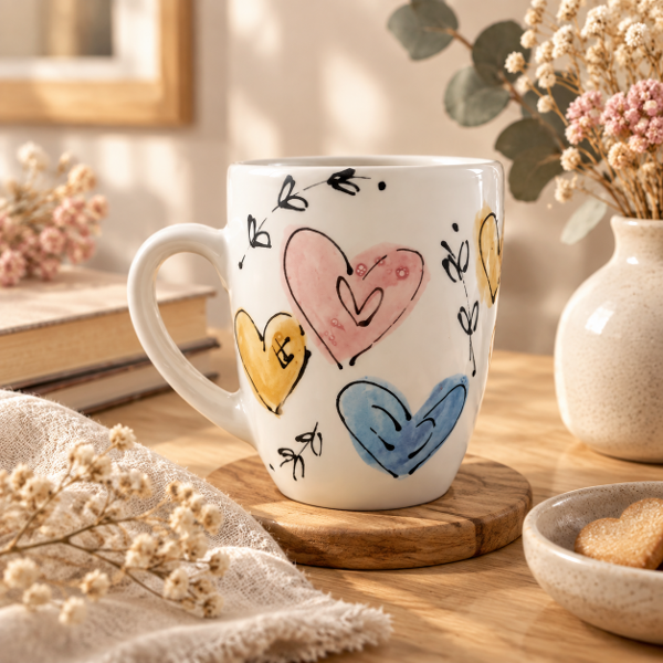 Producto - Taza Línea Corazones - 0
