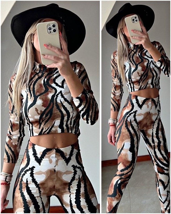 EXCLUSIVO ONLINE - Conjunto Milán TIGER DUST