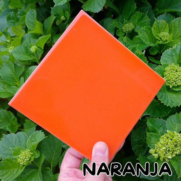 Producto - Azulejo 15x15 cm Naranja