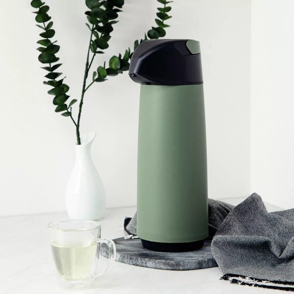 Producto - Termo Bomba 1,8 L Tramontina Exata Ampolla Vidrio Original Verde