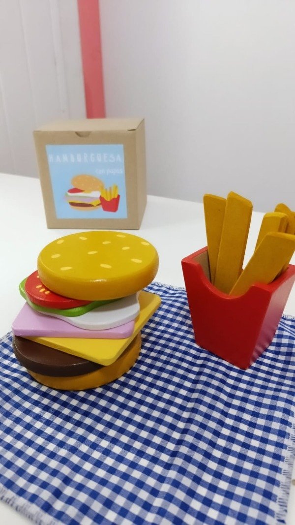 Producto - Hamburguesa con papas