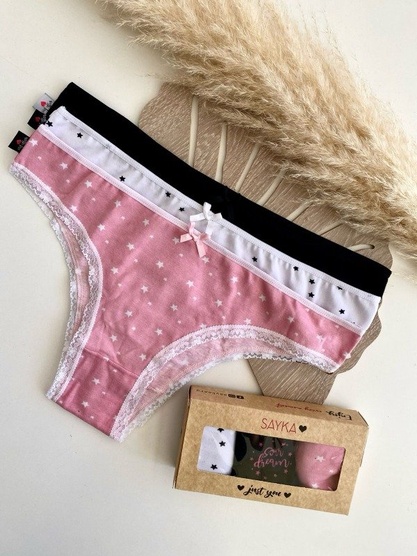 Producto - PACK X3 Culotte Básico Alg/lycra SAYKA - COD 4499