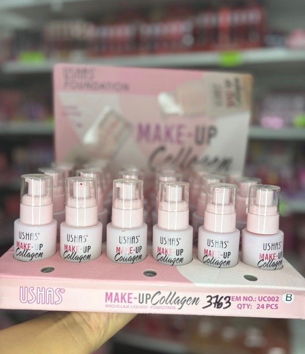 Producto - BASE CON COLAGENO USHAS MATTE-mínimo mayorista 3