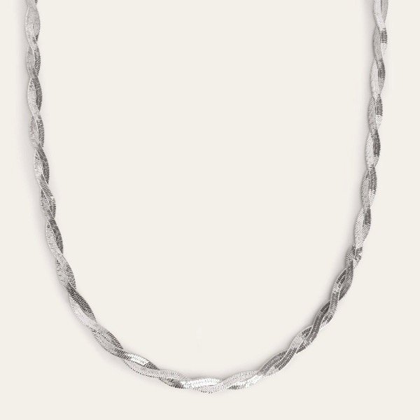 Producto - Collar Candela Cadenas snake entrelazadas - 1