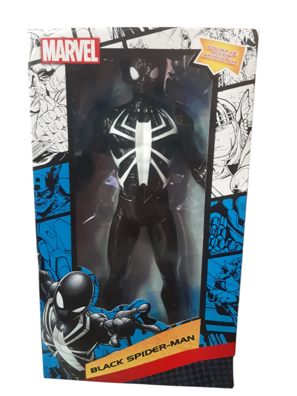 Producto - Muñeco articulado BLACK SPIDERMAN
