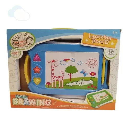Producto - Pizarra Mágica Magnética 4 Colores Dibujar