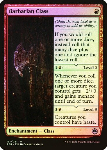 Producto - Barbarian Class (Foil)