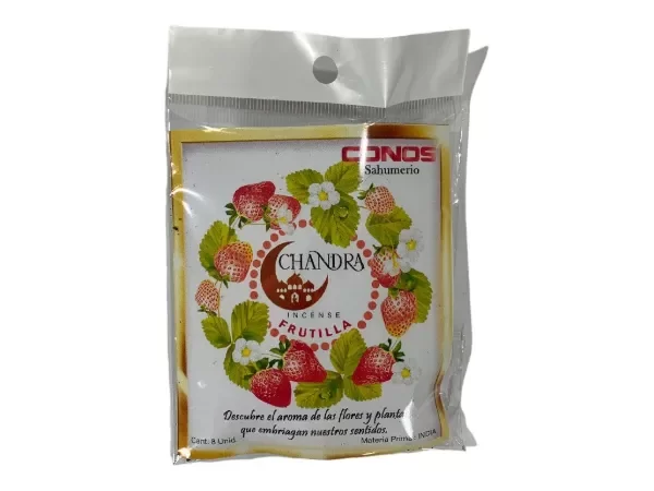 Producto - CONOS CHANDRA FRUTILLA  8 UNIDADES