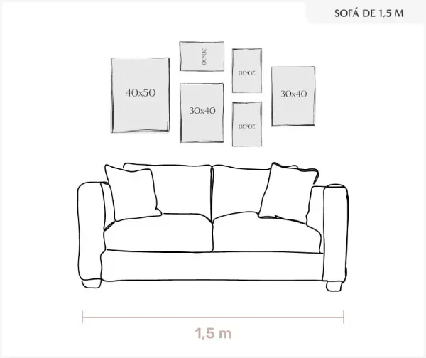 Producto - Tips para colocar tus cuadros sobre el sofá - 10