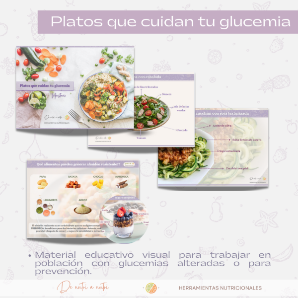 Producto - Platos que cuidan tus glucemias