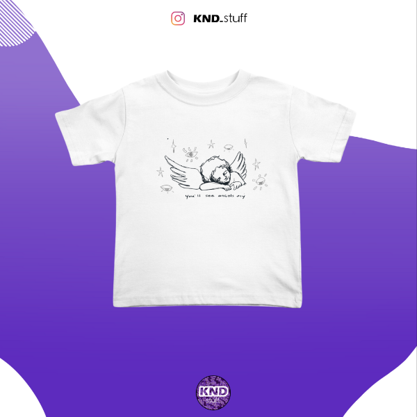 Baby tee angels fly