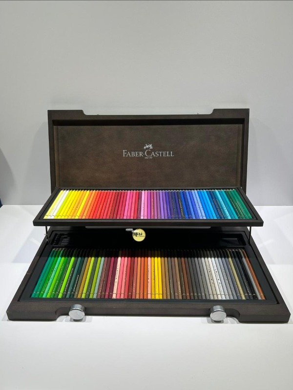 Producto - Caja de madera Faber-Catell Polycromos x120 lapices