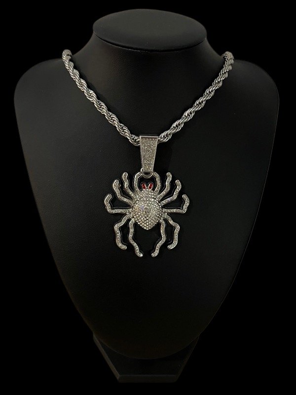 Producto - DIJE ARAÑA PLATA