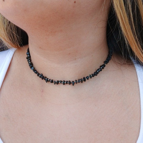 Producto - Collar Nilo de Obsidiana