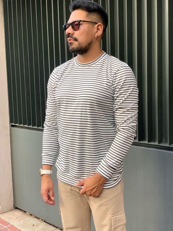 Producto - Sweater - Lined Blanco