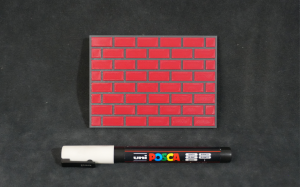 Producto - Diorama 12 x 8,5cm / BORDO